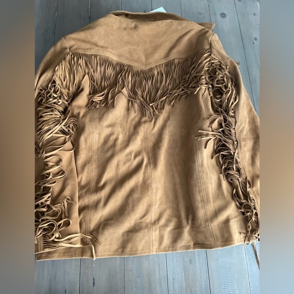 CURRENT SEASON Reformation X Veda Houston suede jacket NWT - Picture 3 of 8